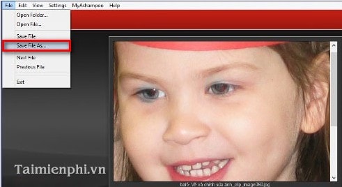 Fix red eye in photos with Ashampoo Red Picture 4