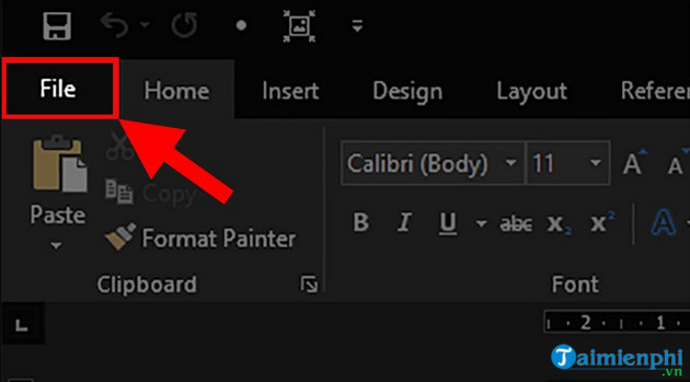 Fix sticky text error in Word quickly Picture 5