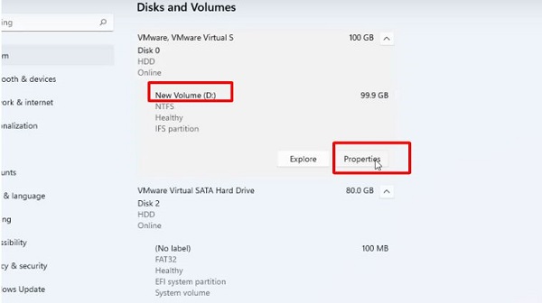 Fix the error of drive D having a yellow exclamation mark on Windows 11 very quickly Picture 5