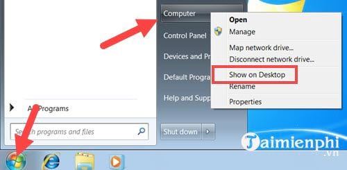 Fix the error of missing My Computer and This PC icons on the computer screen Picture 11