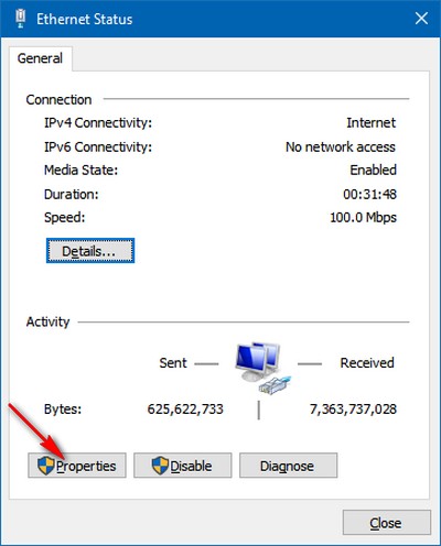 Picture 6 of Fixing the 'No Internet, Secure' error on Windows 10, resolving network access issues.