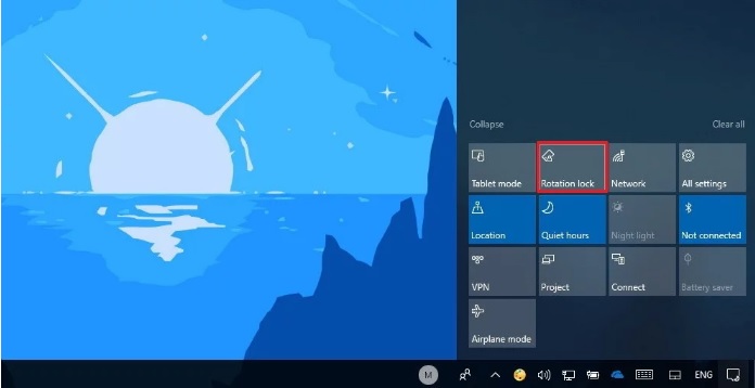 Picture 2 of Fix the screen auto-rotate issue on Windows 10