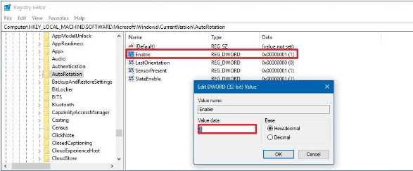 Picture 4 of Fix the screen auto-rotate issue on Windows 10