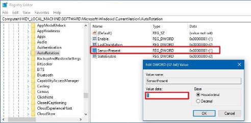 Picture 6 of Fix the screen auto-rotate issue on Windows 10