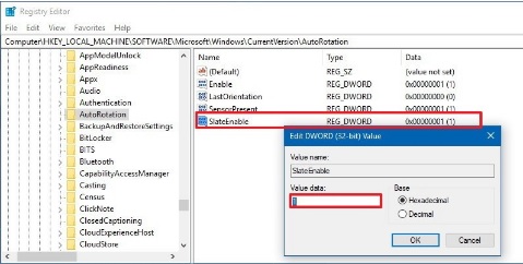 Picture 7 of Fix the screen auto-rotate issue on Windows 10
