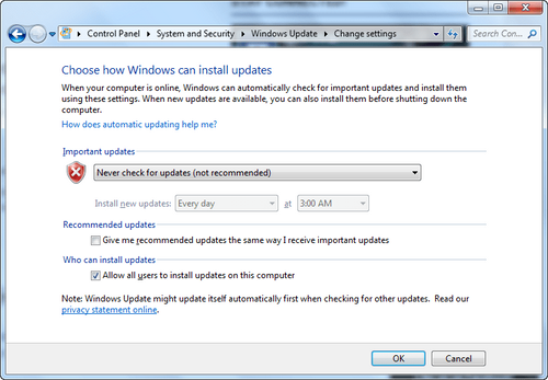 Picture 2 of Fixes Windows Update stopping unexpectedly