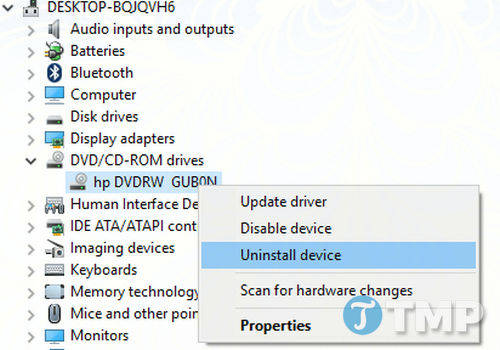 Picture 2 of Fixing the issue of CD/DVD drives not showing up on Windows 10/8.1/7 computers.