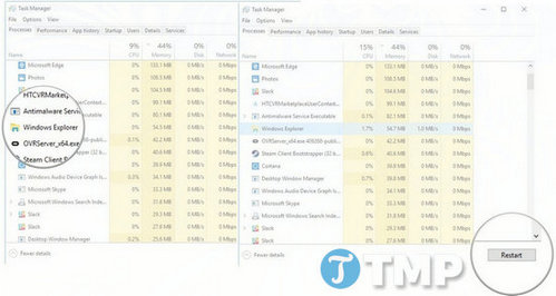 Picture 5 of Fixing the Windows 10 Taskbar not working or not responding.