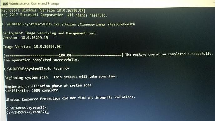 Picture 4 of Fixing Windows 10 v1903 update failure issues.