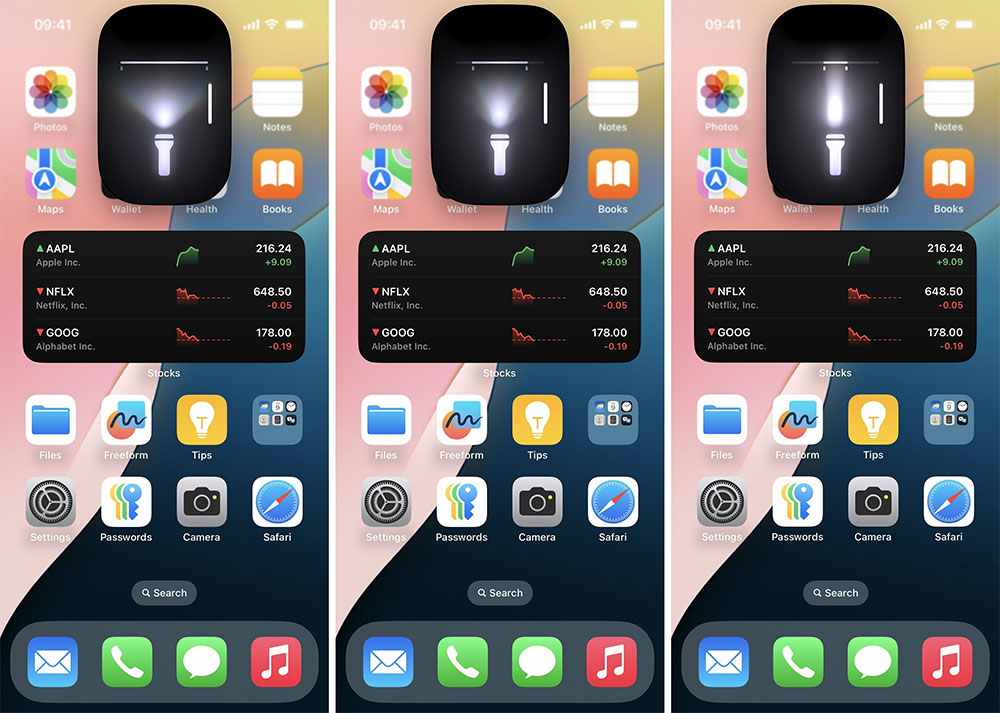 Flashlight on iOS 18 has a new focus beam and better brightness control Picture 1
