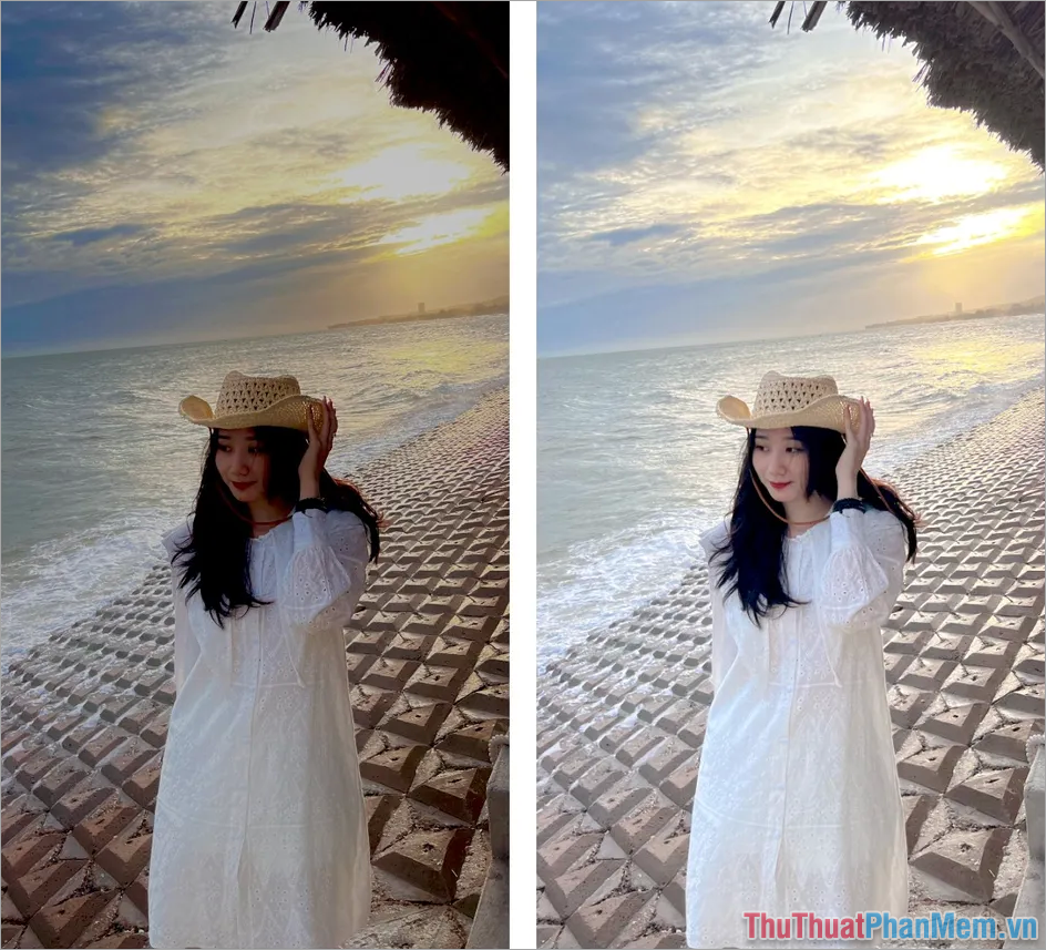 Formula to adjust standard, beautiful backlit photos on iPhone Picture 9