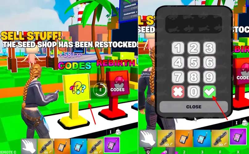 Latest Fortnite Fruits vs Brainrots Codes Picture 2