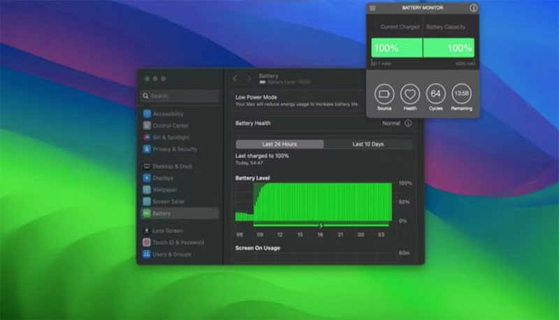Free application that helps you manage your Macbook battery more effectively Picture 2
