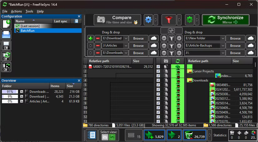 FreeFileSync Picture 1