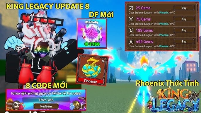 Picture 3 of Full Code King Legacy update 9.0 (latest version, updated in 2026)