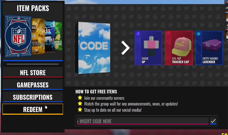 Full code NFL Universe Football Roblox latest and how to redeem code for rewards Picture 2