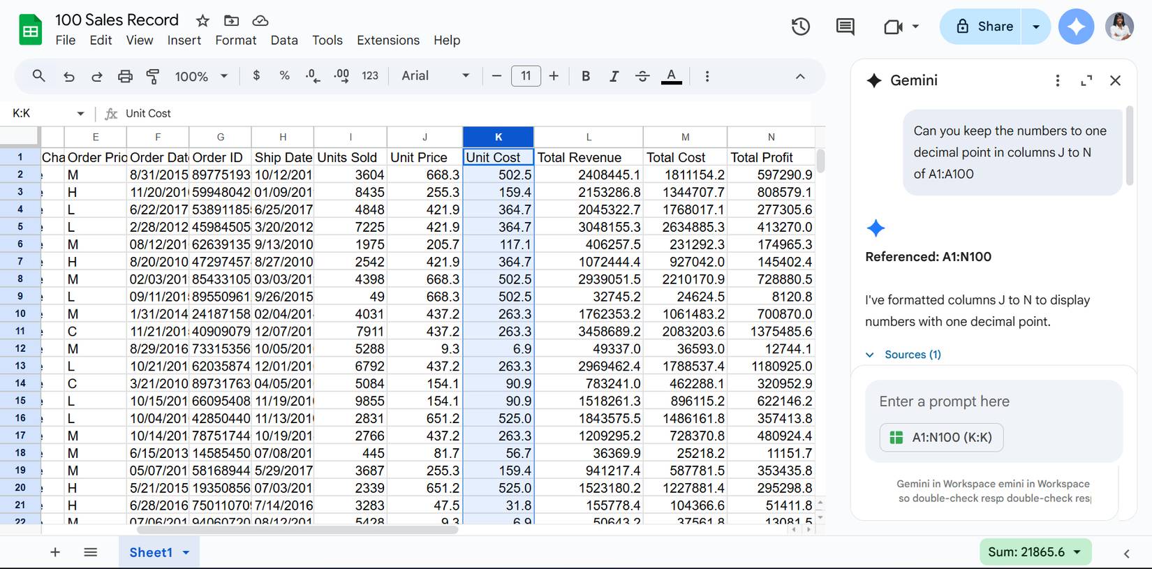Gemini can do more than you think in Google Sheets Picture 3