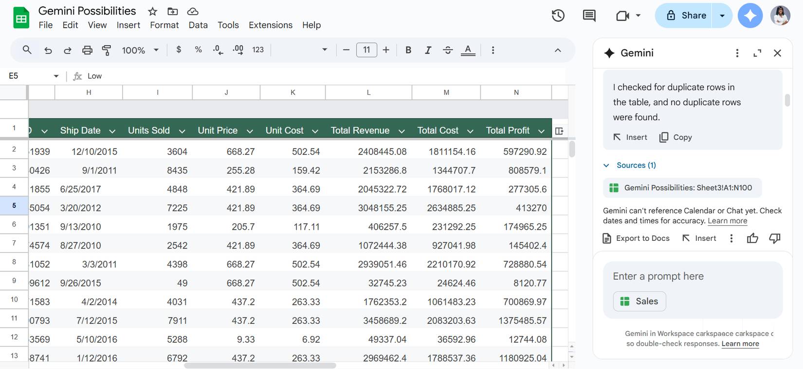 Gemini can do more than you think in Google Sheets Picture 6