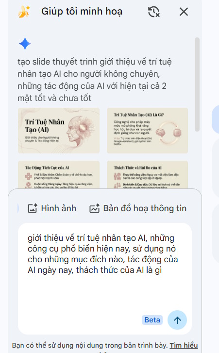 Gemini in Google Slides: Create slides, infographics, and more. Picture 2