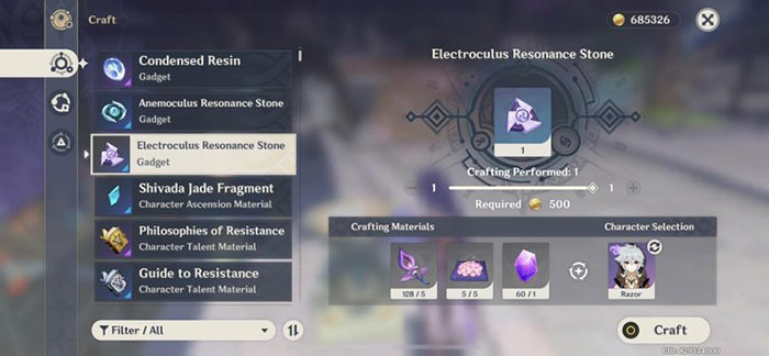 images 2 of Genshin Impact: How to Craft an Electroculus Resonance Stone