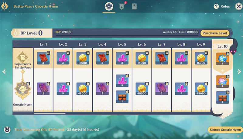 Genshin Impact Upgrades Travel Journal in Version 6.0 Picture 1