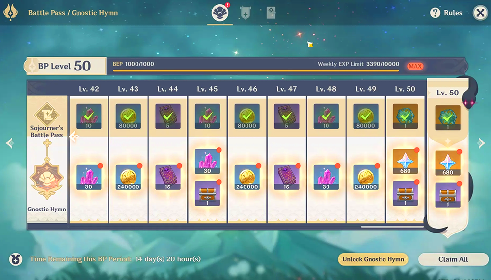 Genshin Impact Upgrades Travel Journal in Version 6.0 Picture 2