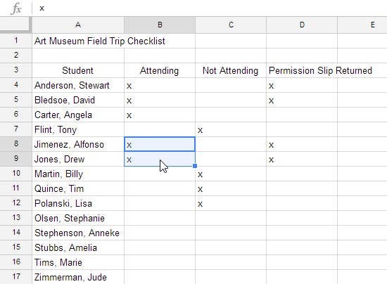 Familiarize yourself with spreadsheets, rows, columns, and cells. Picture 18