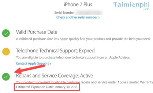 Picture 6 of Get your iPhone warranty checked accurately and quickly.