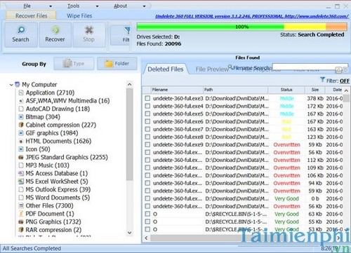 (Giveaway) Copyright Undelete 360 ​​Professional, data recovery from 11/7 Picture 4