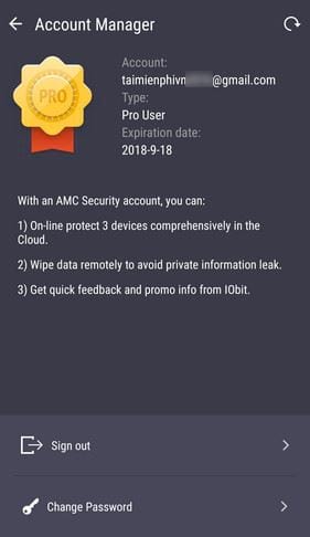 (Giveaway) Free license of AMC Security, security and acceleration for Android from March 6 Picture 5