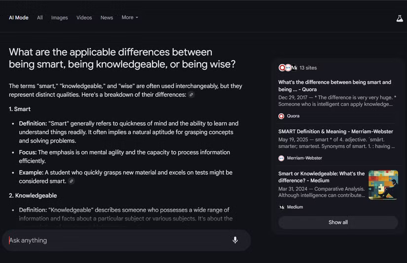 Google AI Mode or ChatGPT Web Search is where you should search the web? Picture 13