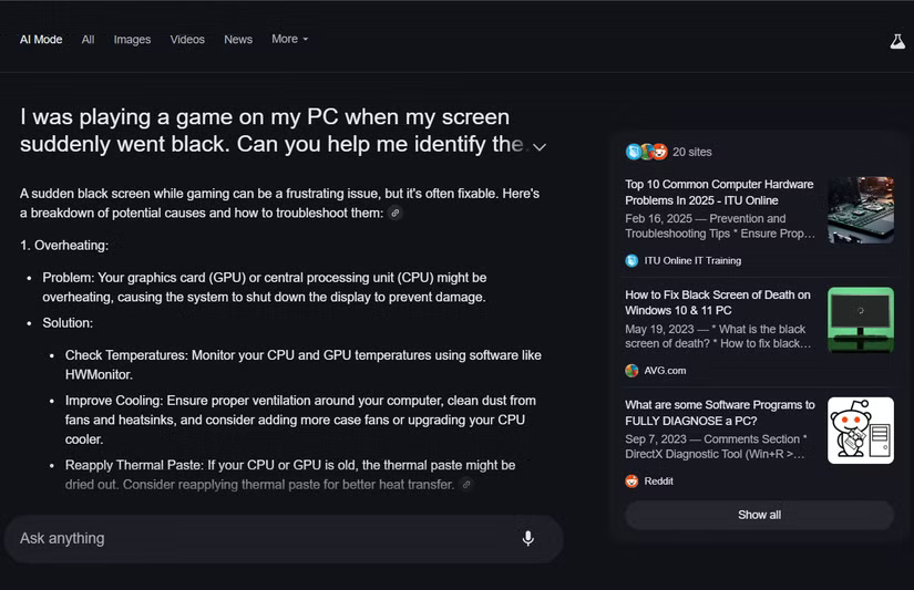 Google AI Mode or ChatGPT Web Search is where you should search the web? Picture 5