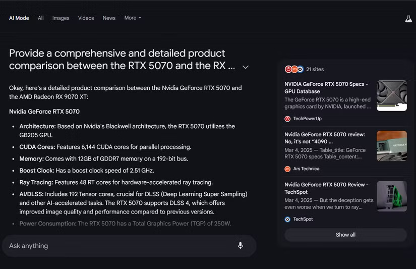Google AI Mode or ChatGPT Web Search is where you should search the web? Picture 9