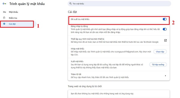 Google Chrome does not automatically save passwords, how to quickly fix it Picture 7