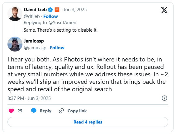 Google pauses rollout of Ask Photos, the most promising AI feature coming to Google Photos Picture 1