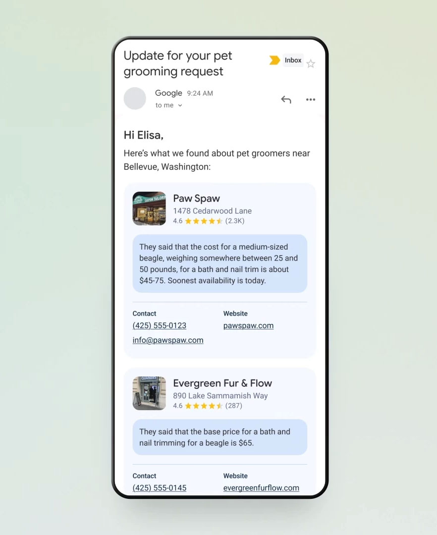 Google Search Can Now Make Phone Calls Using AI on Your Behalf Picture 2