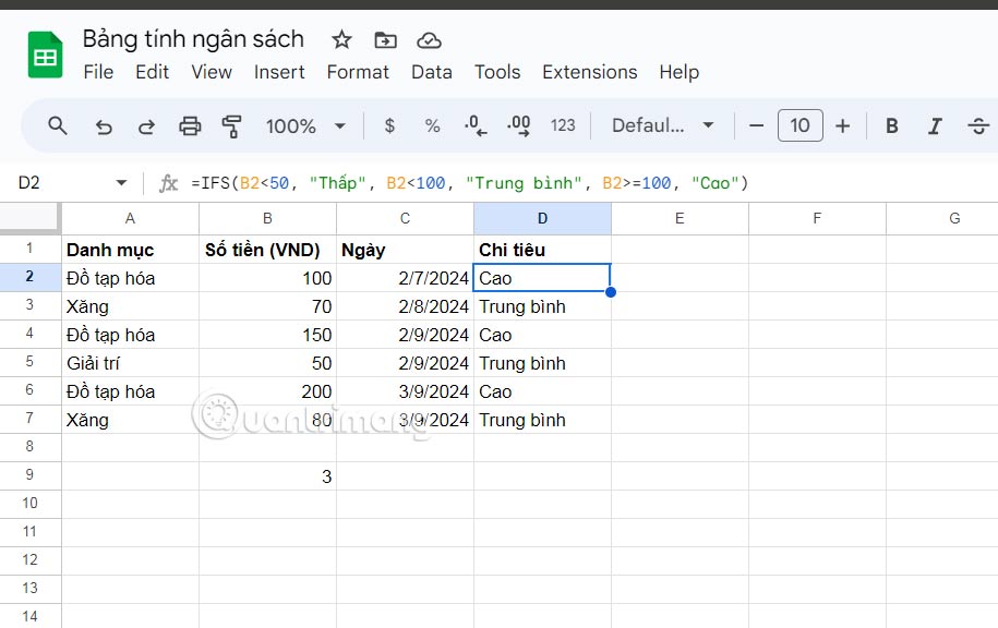 Google Sheets Functions to Simplify Your Budget Spreadsheets Picture 4