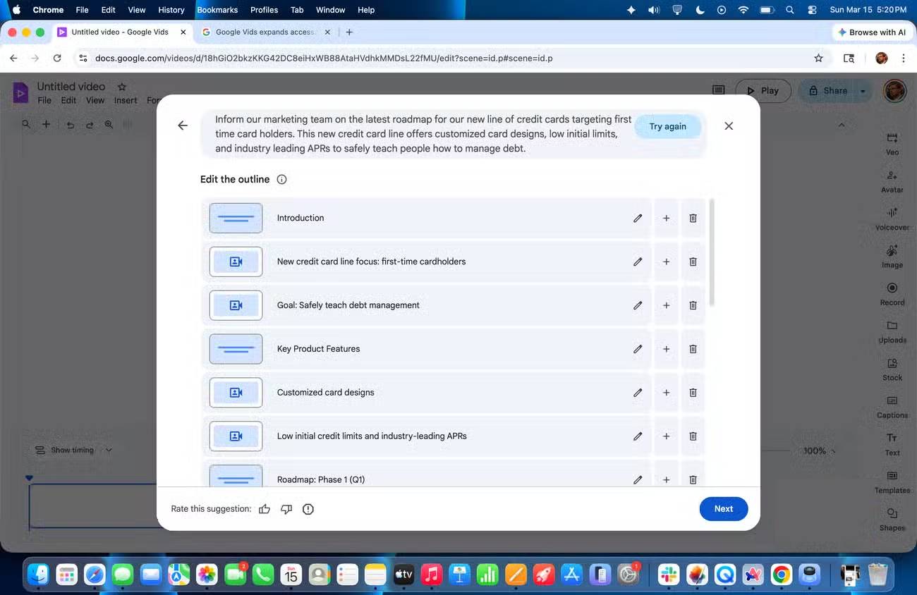 Google Vids: Google's free AI tool that replaces your weekly presentations better than NotebookLM. Picture 4