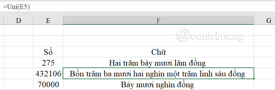 Picture 21 of 5 ways to convert numbers to words in Excel