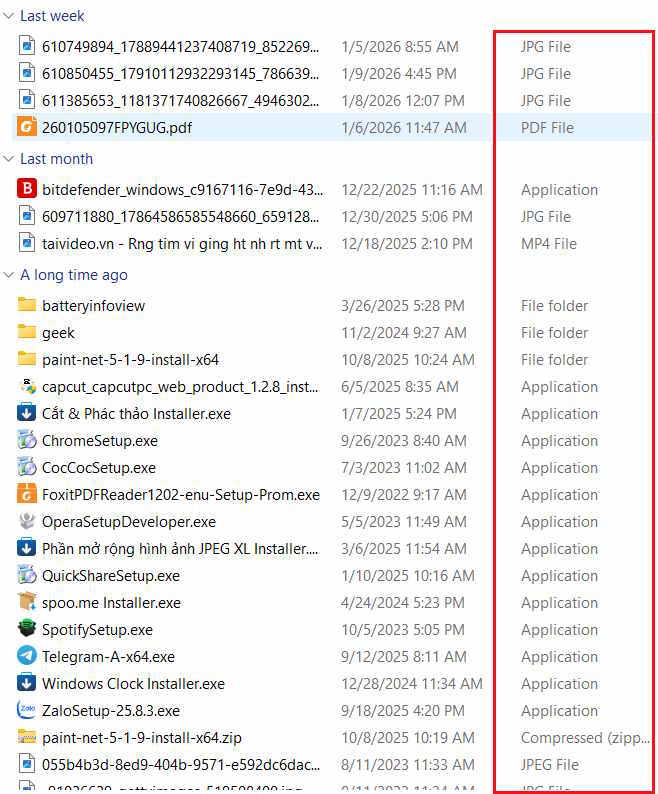 Guide to cleaning up the Windows Downloads folder Picture 4