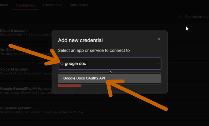 images 14 of Guide to connecting Google Docs with n8n