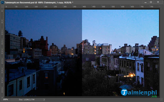 Picture 11 of Guide to correcting underexposed photos using Photoshop