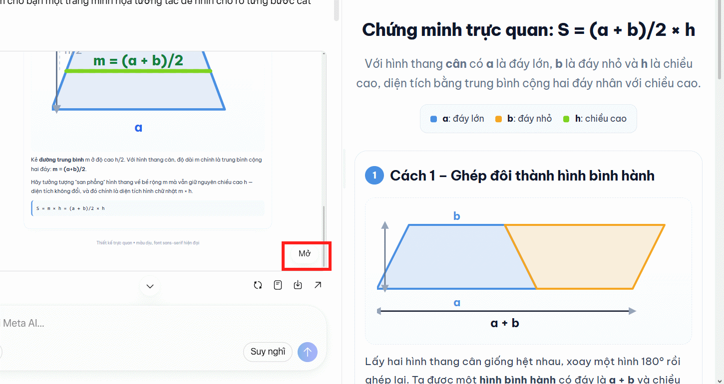 Picture 3 of Guide to creating visual simulations using Muse Spark on Meta AI
