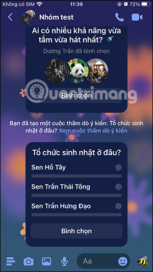images 10 of Guide to creating a poll on Messenger