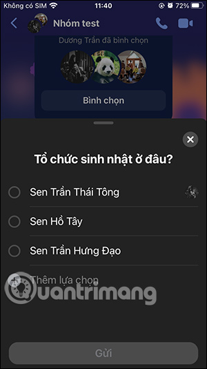 images 12 of Guide to creating a poll on Messenger