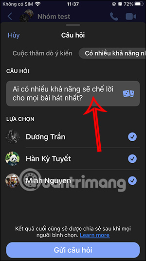 images 3 of Guide to creating a poll on Messenger