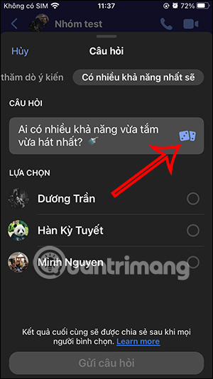 images 4 of Guide to creating a poll on Messenger