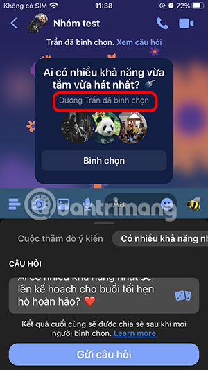 images 6 of Guide to creating a poll on Messenger