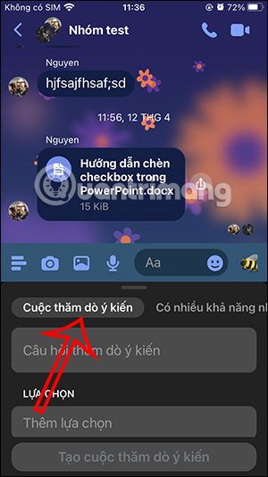 images 8 of Guide to creating a poll on Messenger