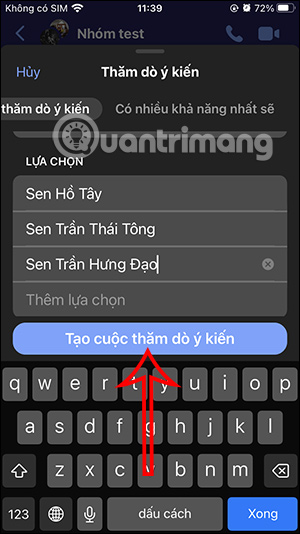 images 9 of Guide to creating a poll on Messenger